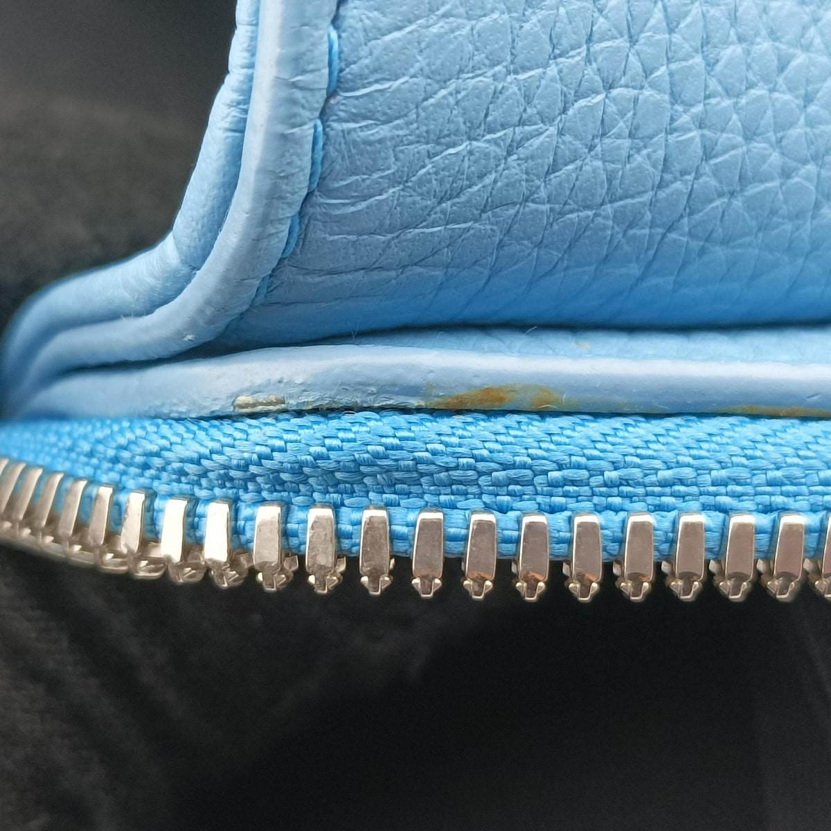 Pre-owned Balenciaga Le Dix Blue leather  shoulderbag | stylenewstar