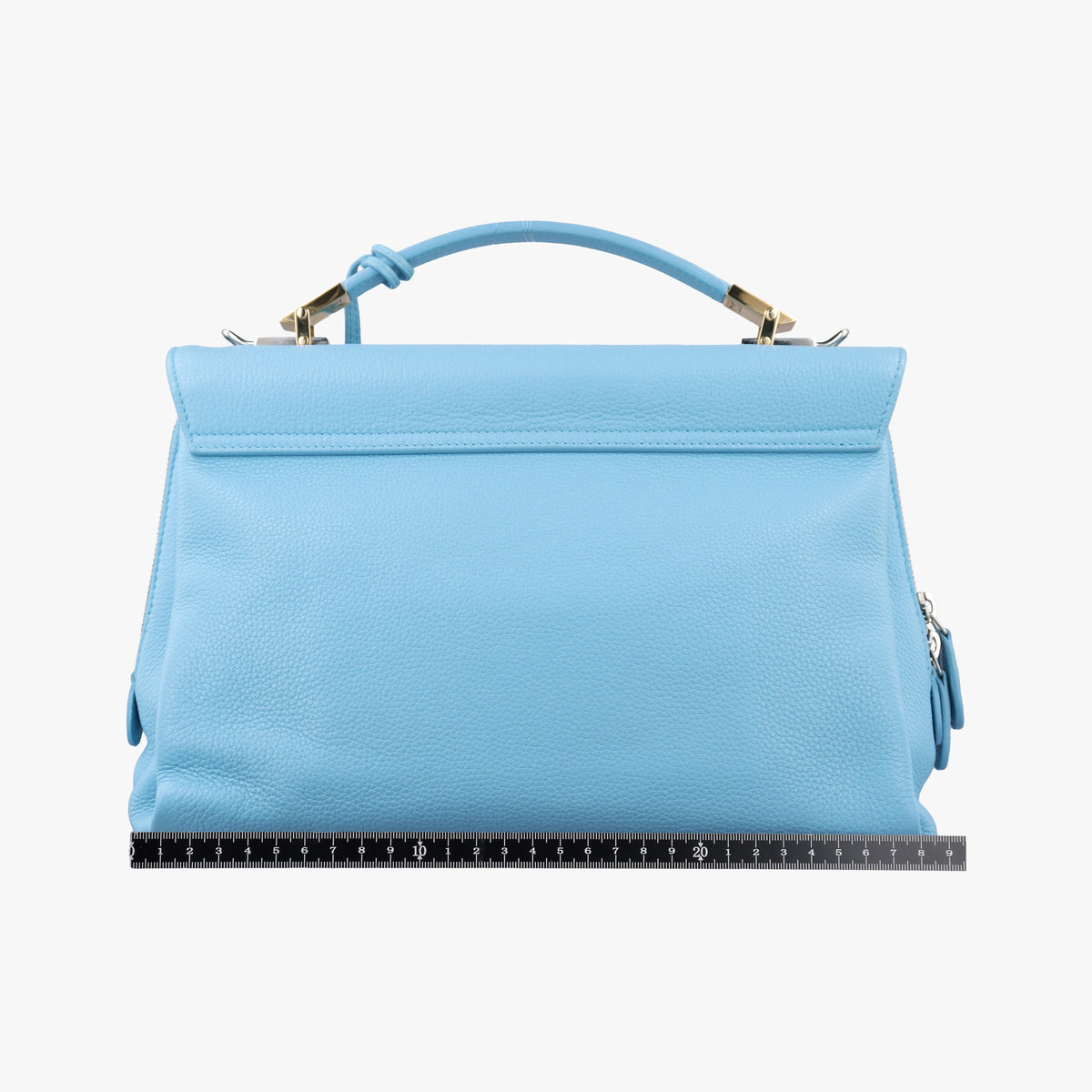 Pre-owned Balenciaga Le Dix Blue leather  shoulderbag | stylenewstar