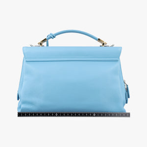 Pre-owned Balenciaga Le Dix Blue leather  shoulderbag | stylenewstar