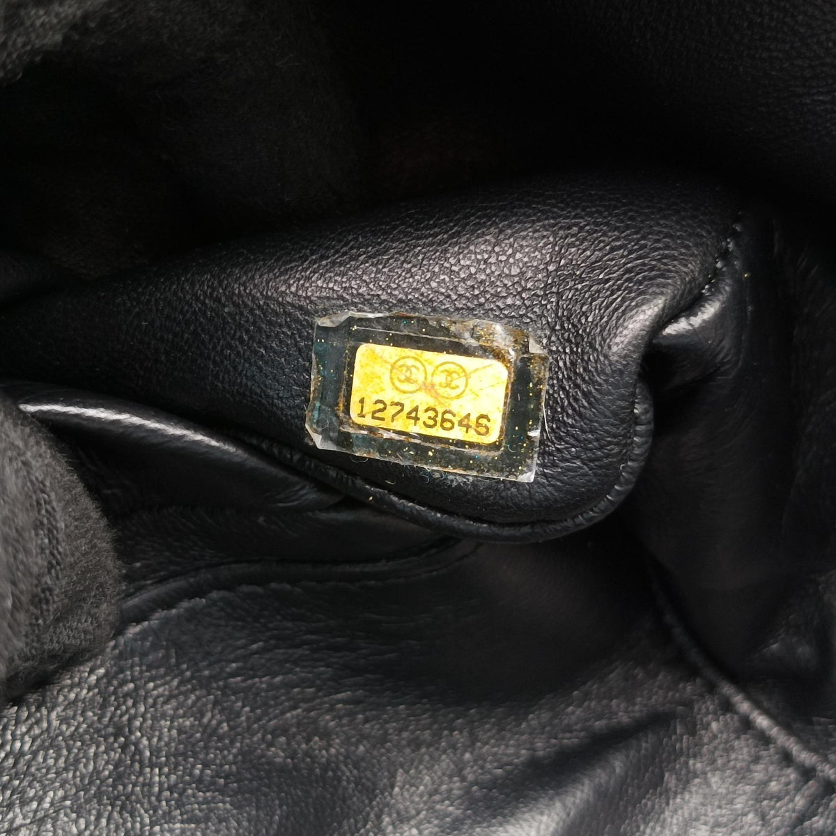 Pre-owned Chanel 2.55 Classic Flap Black Leather A46213 shoulderbag | stylenewstar