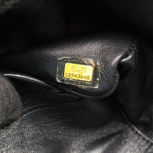 Pre-owned Chanel 2.55 Classic Flap Black Leather A46213 shoulderbag | stylenewstar