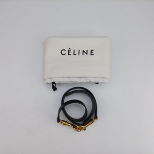 Vintage Celine Trapeze Beige×black×pink Suede × leather  shoulderbag | stylenewstar