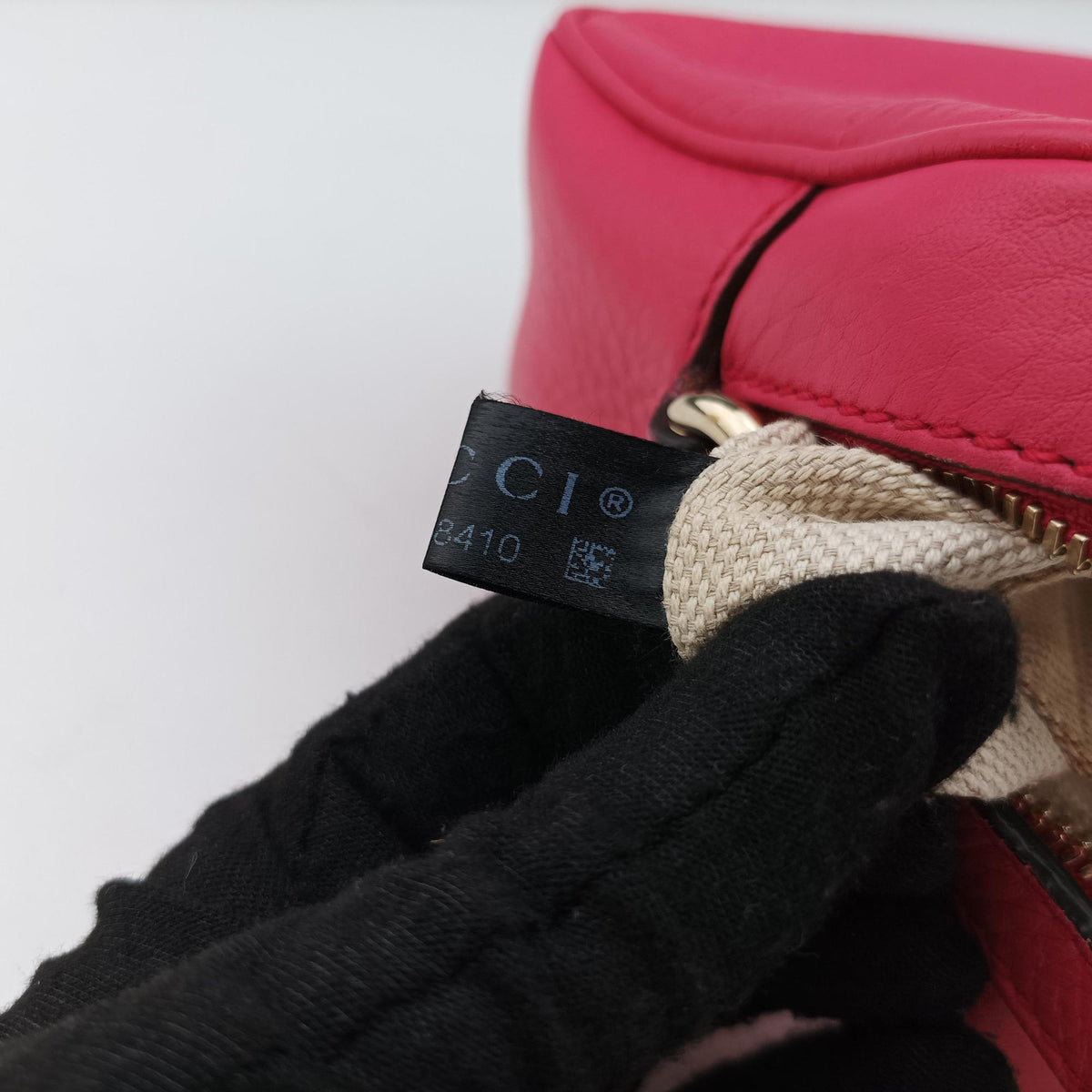 Pre-owned Gucci Soho Rose Leather 308364 shoulderbag | stylenewstar