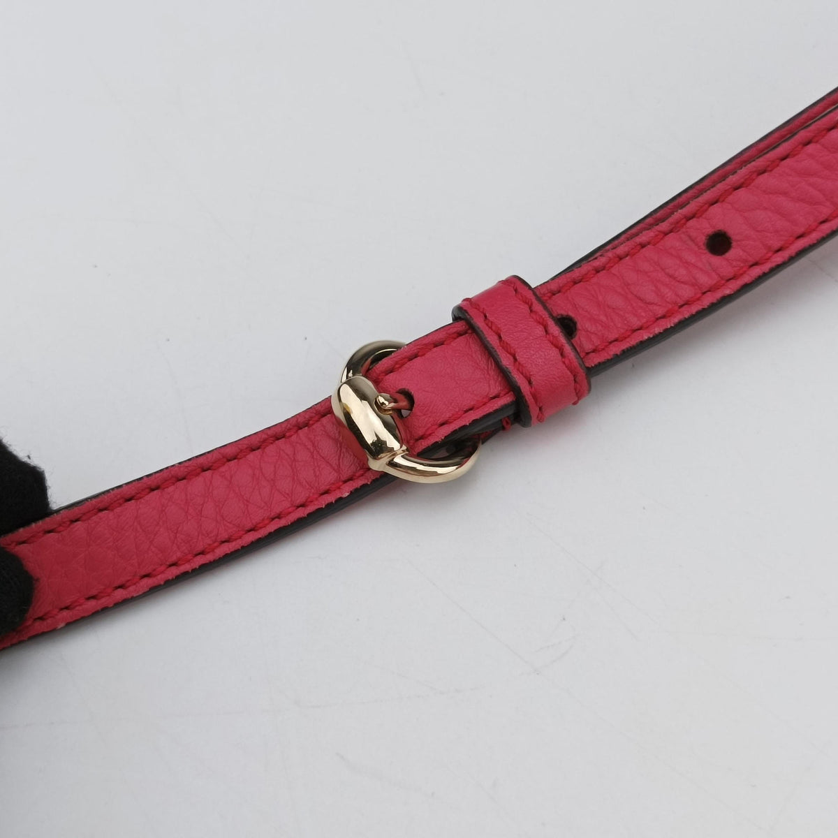Pre-owned Gucci Soho Rose Leather 308364 shoulderbag | stylenewstar