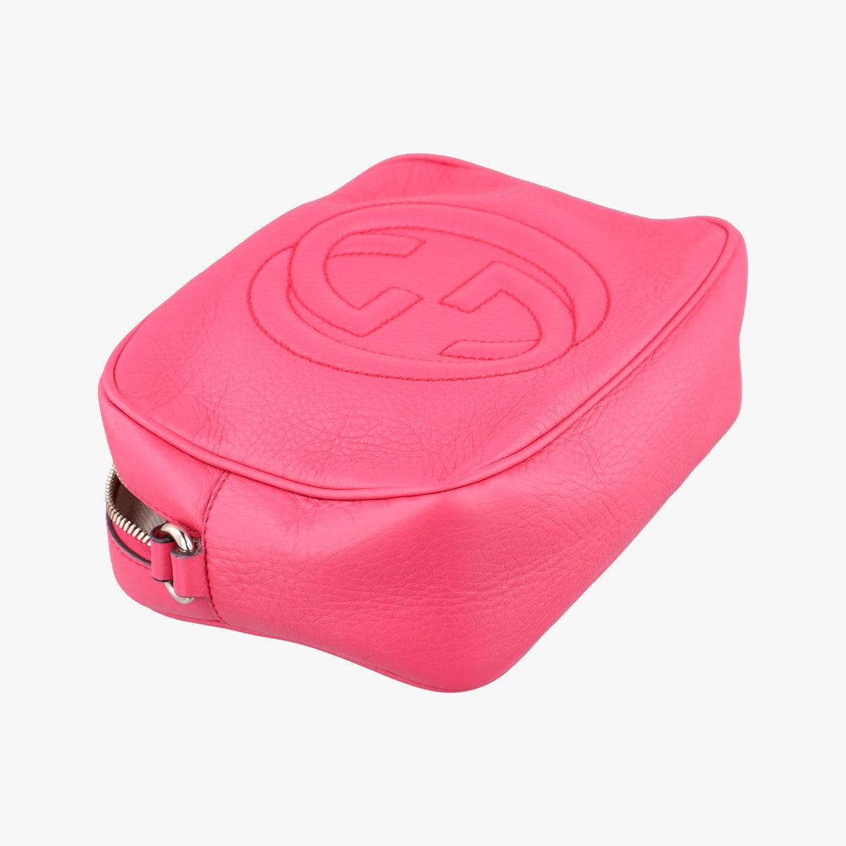 Pre-owned Gucci Soho Rose Leather 308364 shoulderbag | stylenewstar