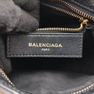 Pre-owned Balenciaga Classic City Black lambskin  shoulderbag | stylenewstar