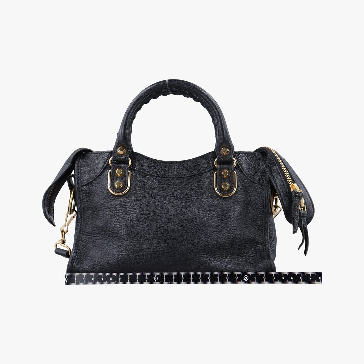 Pre-owned Balenciaga Classic City Black lambskin  shoulderbag | stylenewstar