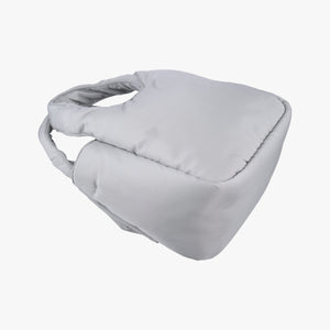 Pre-owned Prada Ribbon Re-Nylon Grey Nylon 1BA359 shoulderbag | stylenewstar