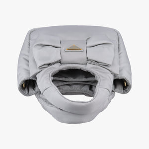 Pre-owned Prada Ribbon Re-Nylon Grey Nylon 1BA359 shoulderbag | stylenewstar