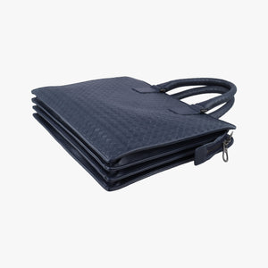 Pre-owned Bottega Veneta Intrecciato Navy lambskin  handbag | stylenewstar