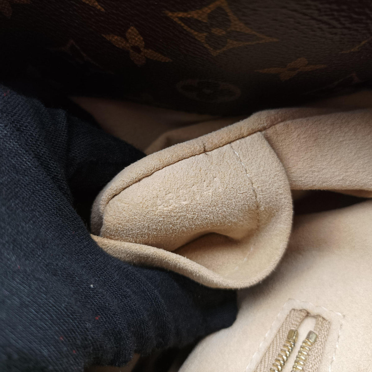 Pre-owned Louis Vuitton ARTSY MM BROWN Monogram Canvas M40249 handbag | stylenewstar