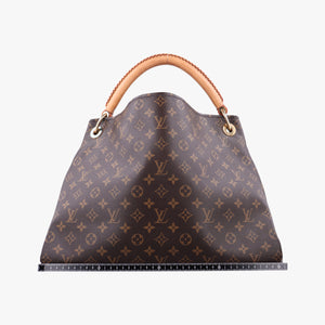 Pre-owned Louis Vuitton ARTSY MM BROWN Monogram Canvas M40249 handbag | stylenewstar