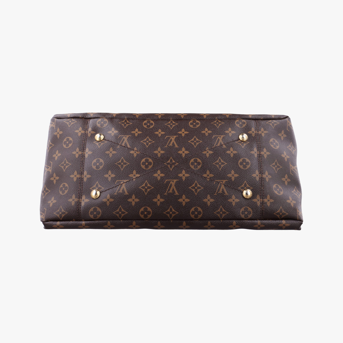 Pre-owned Louis Vuitton ARTSY MM BROWN Monogram Canvas M40249 handbag | stylenewstar