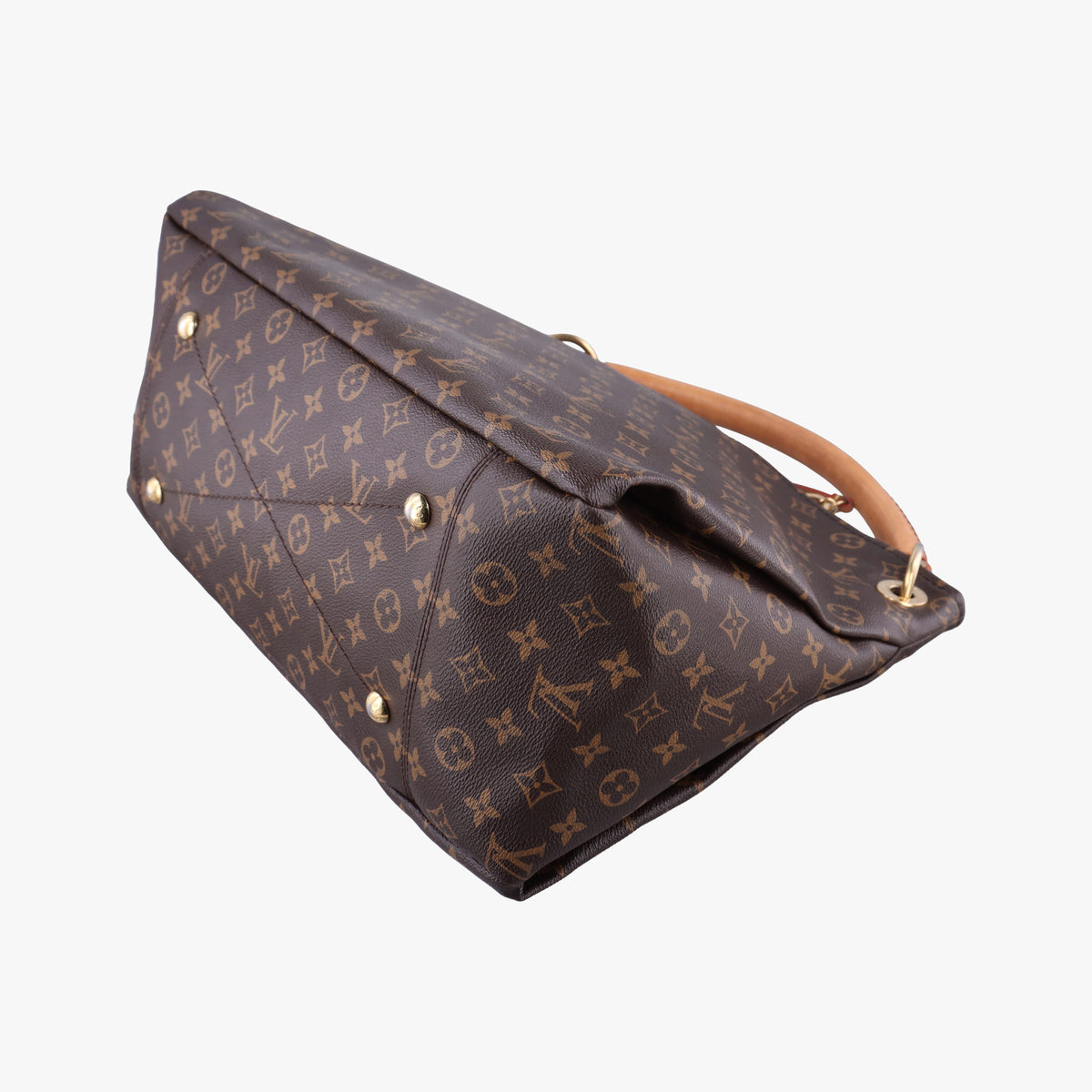 Pre-owned Louis Vuitton ARTSY MM BROWN Monogram Canvas M40249 handbag | stylenewstar