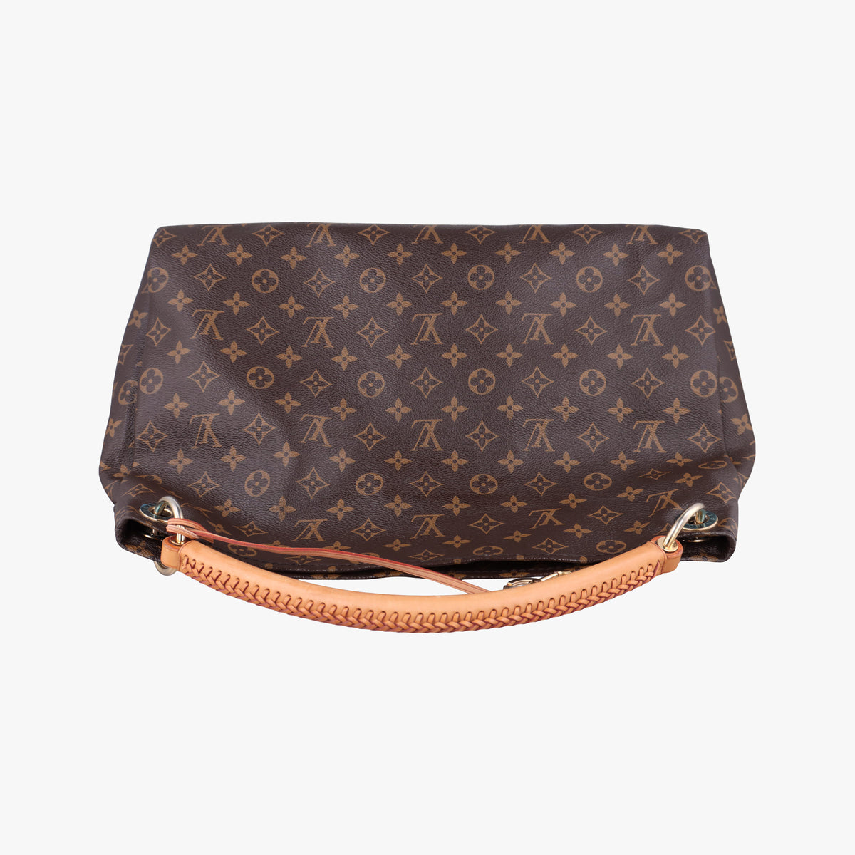 Pre-owned Louis Vuitton ARTSY MM BROWN Monogram Canvas M40249 handbag | stylenewstar