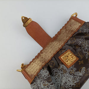 Secondhand Louis Vuitton Kirsten Brown Monogram Dentelle Kirsten M95403 shoulderbag | stylenewstar