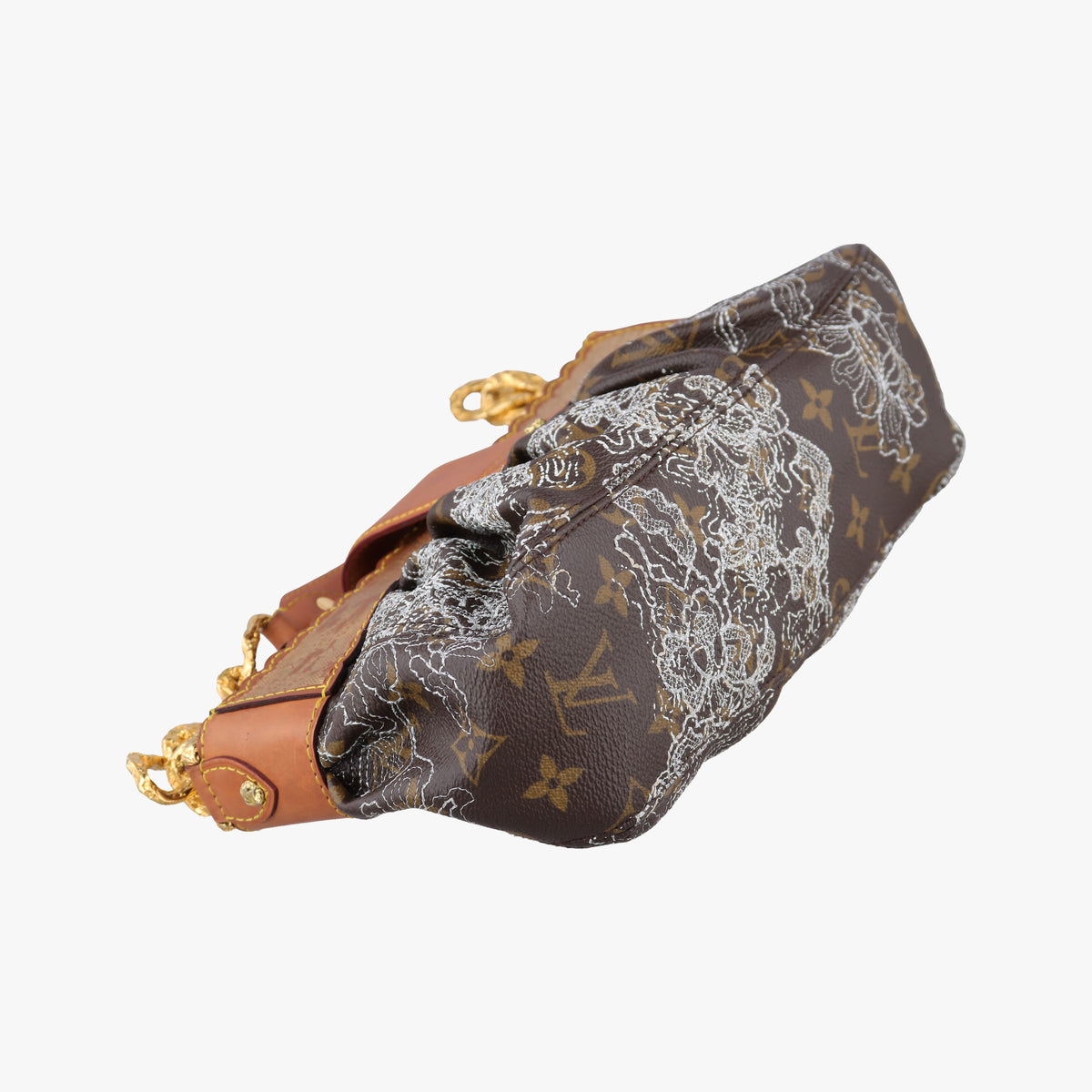 Secondhand Louis Vuitton Kirsten Brown Monogram Dentelle Kirsten M95403 shoulderbag | stylenewstar