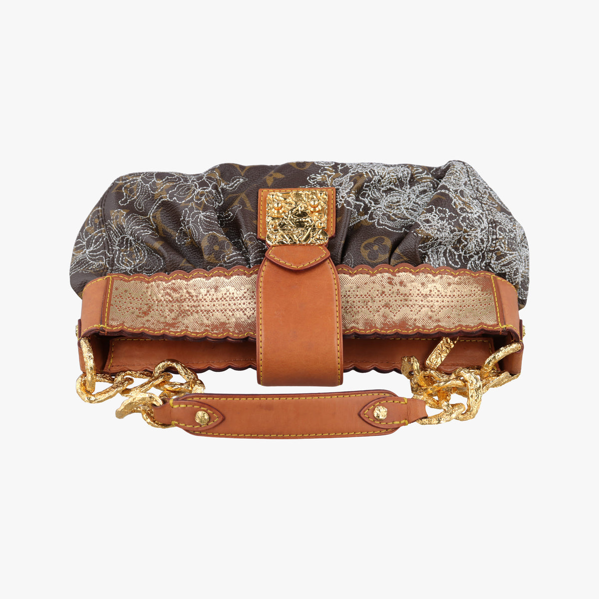 Secondhand Louis Vuitton Kirsten Brown Monogram Dentelle Kirsten M95403 shoulderbag | stylenewstar