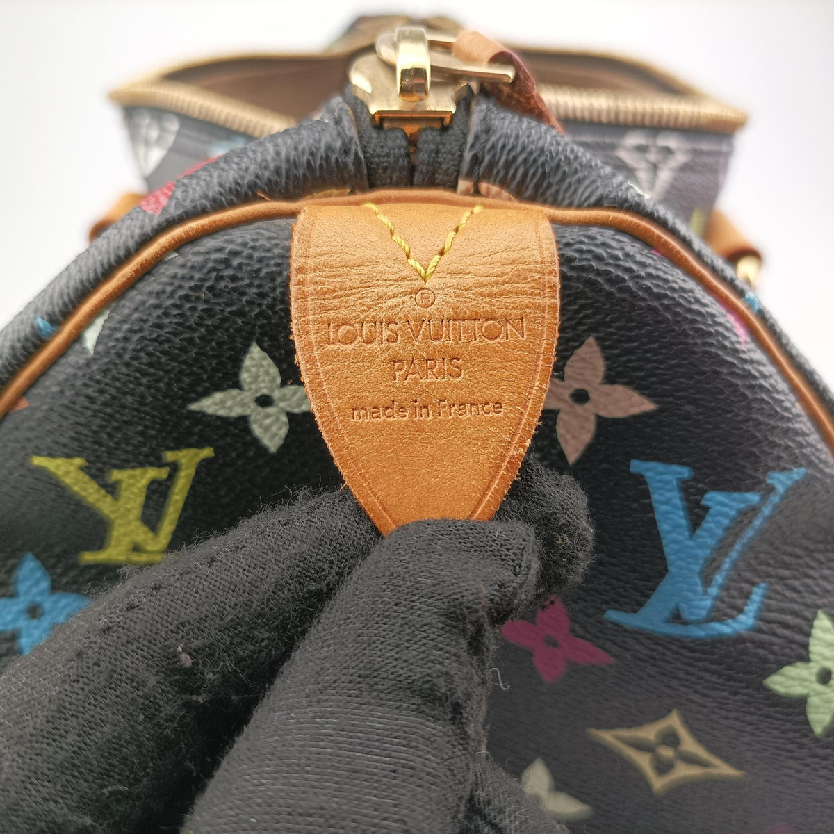 Pre-owned Louis Vuitton Keepall 45 noir Monogram Multicolor M92640 handbag | stylenewstar