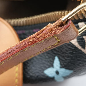 Pre-owned Louis Vuitton Keepall 45 noir Monogram Multicolor M92640 handbag | stylenewstar