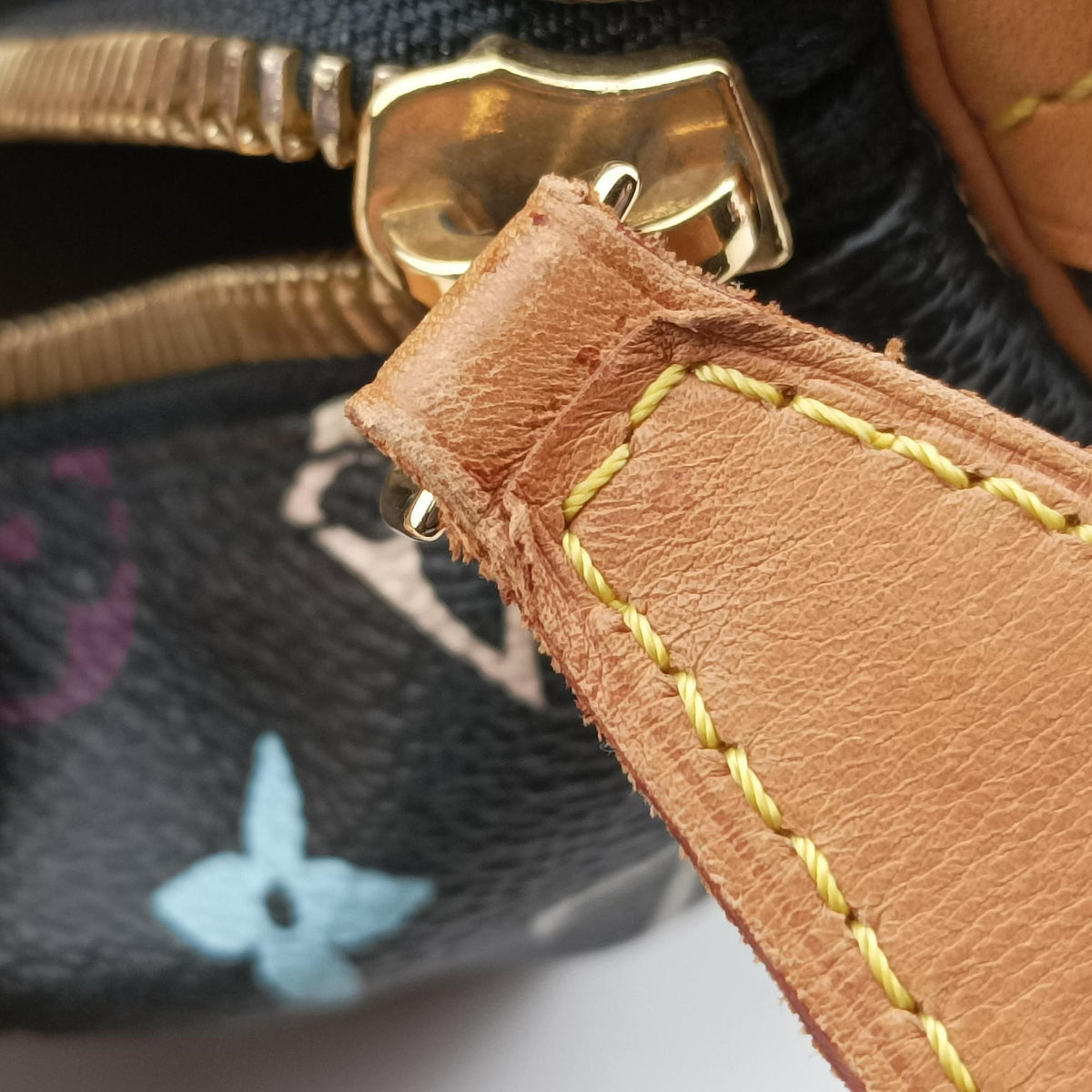 Pre-owned Louis Vuitton Keepall 45 noir Monogram Multicolor M92640 handbag | stylenewstar