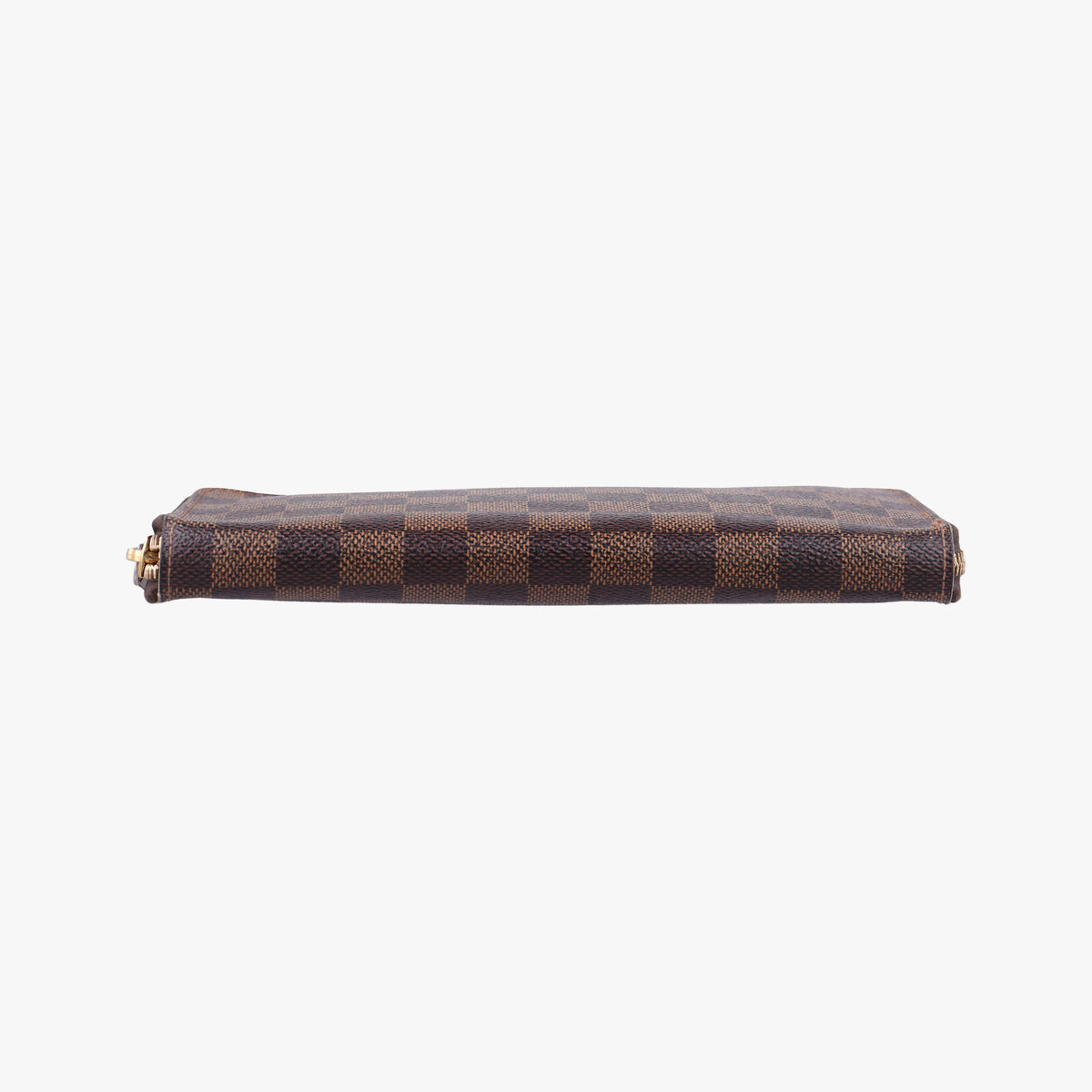 Pre-owned Louis Vuitton Zippy EBENE Damier Canvas N41661 long-wallet | stylenewstar