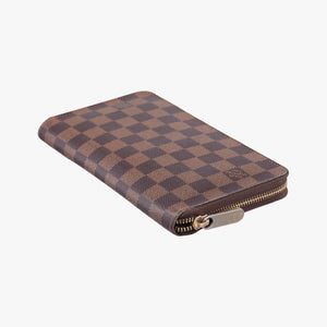 Pre-owned Louis Vuitton Zippy EBENE Damier Canvas N41661 long-wallet | stylenewstar