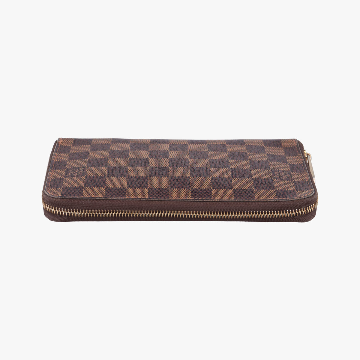 Pre-owned Louis Vuitton Zippy EBENE Damier Canvas N41661 long-wallet | stylenewstar