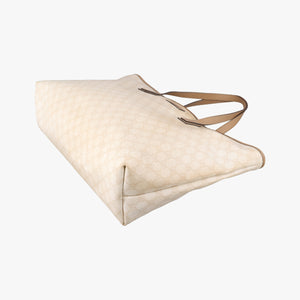 Pre-owned Gucci Guccissima GG Imprime Beige PVC coated canvas 211120 handbag | stylenewstar