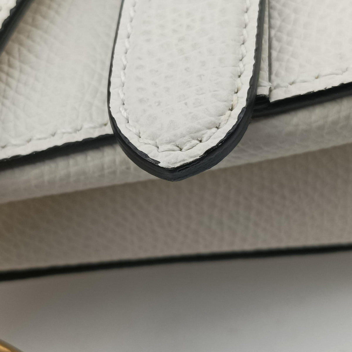 Pre-owned Christian Dior Saddle White Leather  handbag | stylenewstar