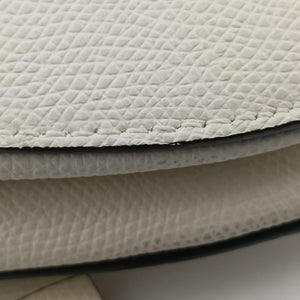 Pre-owned Christian Dior Saddle White Leather  handbag | stylenewstar