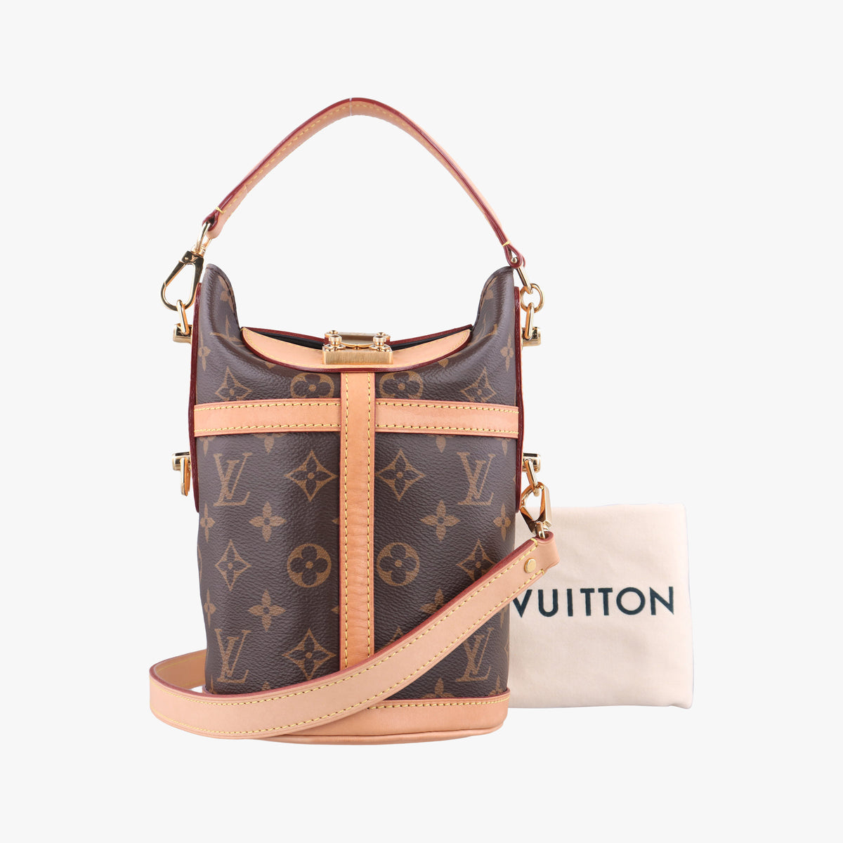 Vintage Louis Vuitton DUFFLE brown Monogram Canvas M43587 shoulderbag | stylenewstar