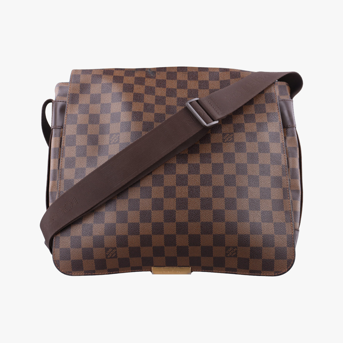 Pre-owned Louis Vuitton Bastille Messenger EBENE Damier Canvas N45258 crossbodybag | stylenewstar