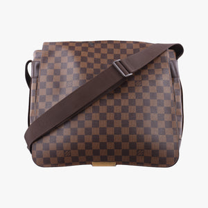 Pre-owned Louis Vuitton Bastille Messenger EBENE Damier Canvas N45258 crossbodybag | stylenewstar