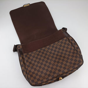 Pre-owned Louis Vuitton Bastille Messenger EBENE Damier Canvas N45258 crossbodybag | stylenewstar