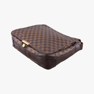 Pre-owned Louis Vuitton Bastille Messenger EBENE Damier Canvas N45258 crossbodybag | stylenewstar