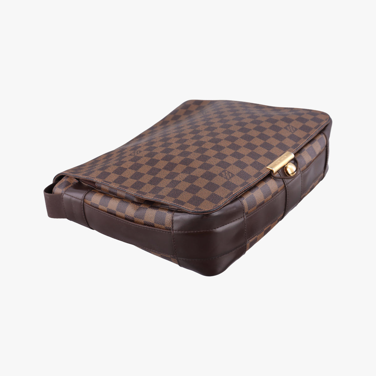 Pre-owned Louis Vuitton Bastille Messenger EBENE Damier Canvas N45258 crossbodybag | stylenewstar