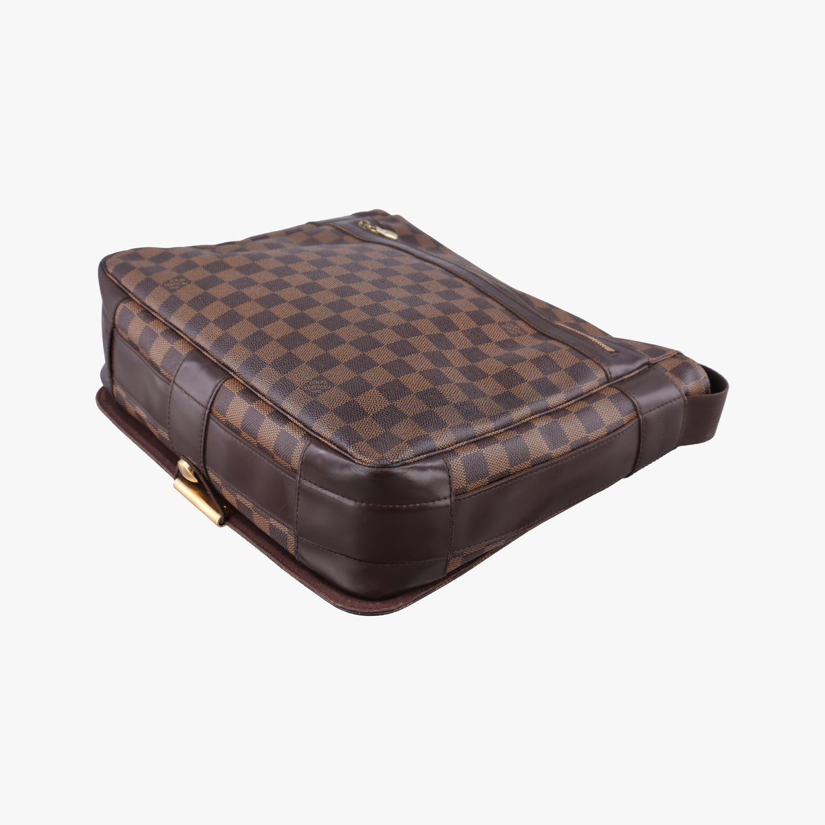 Pre-owned Louis Vuitton Bastille Messenger EBENE Damier Canvas N45258 crossbodybag | stylenewstar