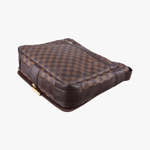 Pre-owned Louis Vuitton Bastille Messenger EBENE Damier Canvas N45258 crossbodybag | stylenewstar