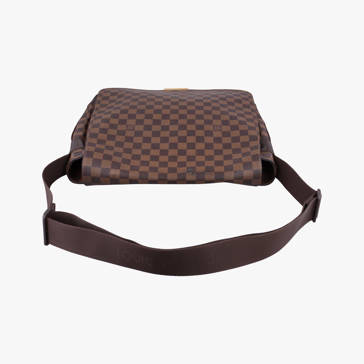Pre-owned Louis Vuitton Bastille Messenger EBENE Damier Canvas N45258 crossbodybag | stylenewstar