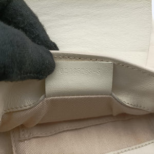 Pre-owned Chloe FAYE mini White leather  shoulderbag | stylenewstar