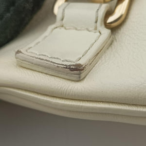 Pre-owned Chloe FAYE mini White leather  shoulderbag | stylenewstar