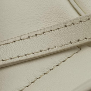 Pre-owned Chloe FAYE mini White leather  shoulderbag | stylenewstar