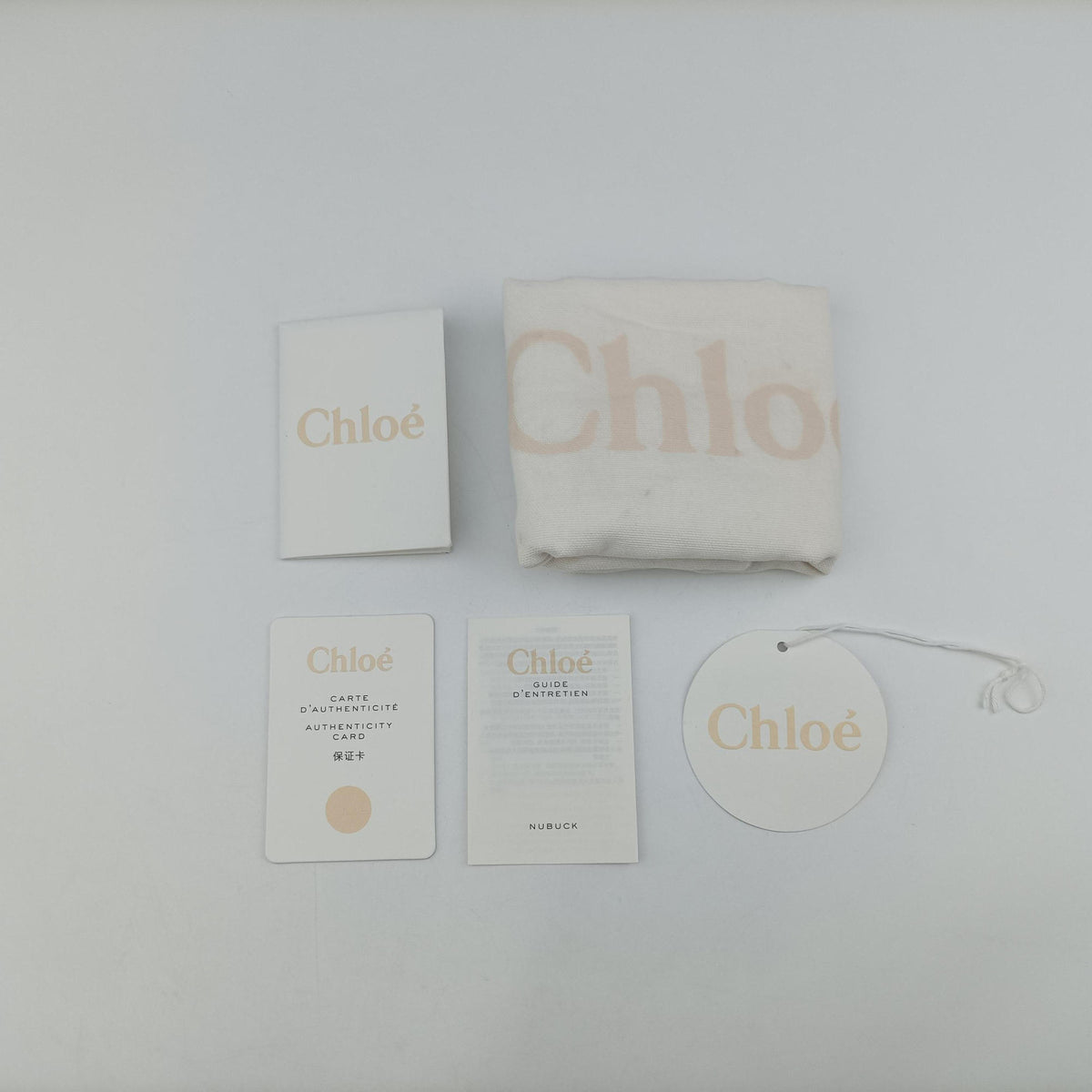 Pre-owned Chloe FAYE mini White leather  shoulderbag | stylenewstar
