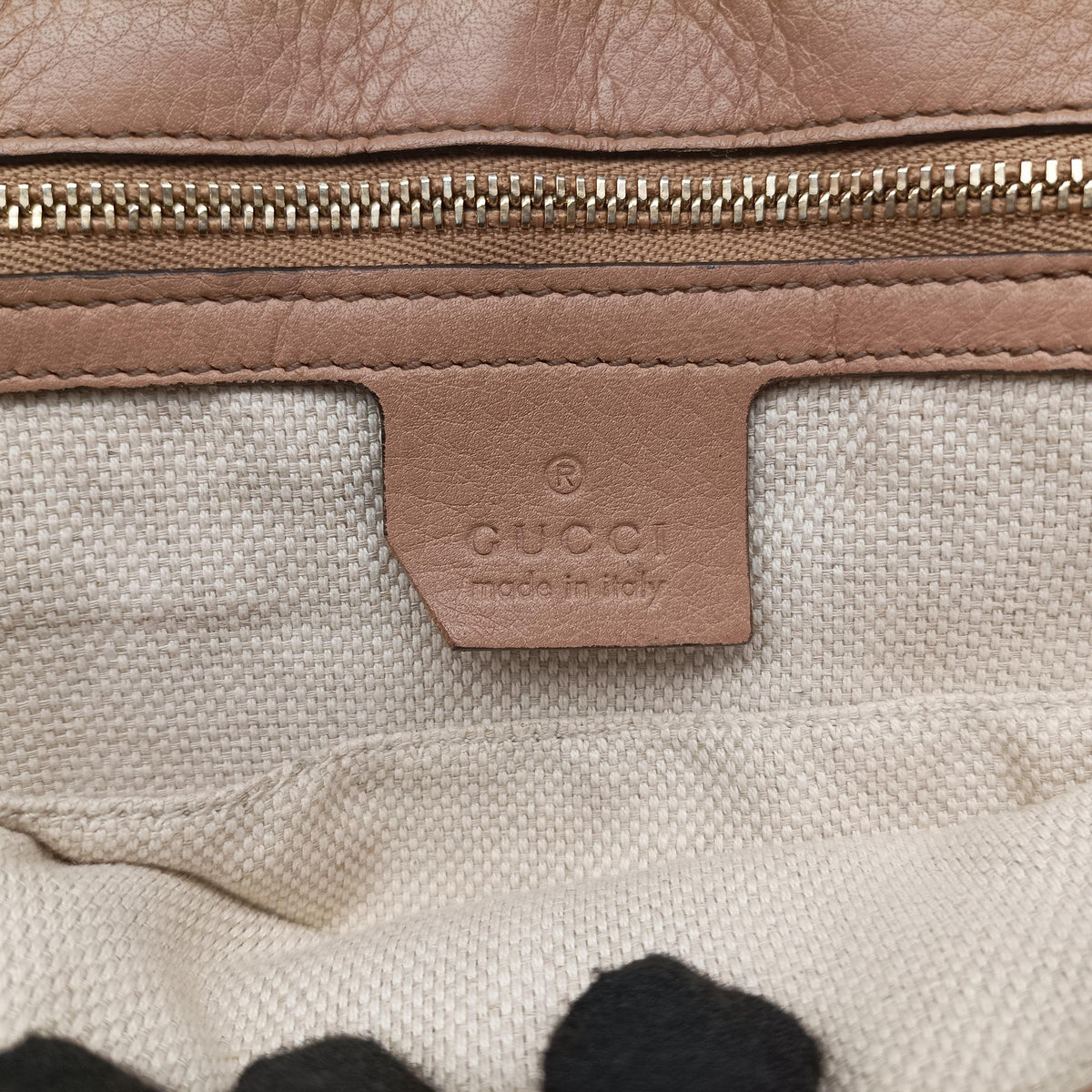 Pre-owned Gucci SOHO Beige Leather 336752 shoulderbag | stylenewstar