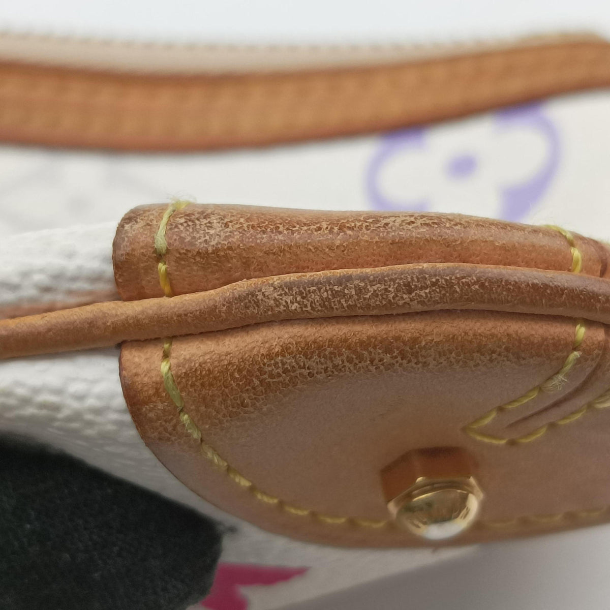 Vintage Louis Vuitton Pochette Mira MM Pouch white Monogram Multicolor M60096 shoulderbag | stylenewstar