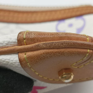 Vintage Louis Vuitton Pochette Mira MM Pouch white Monogram Multicolor M60096 shoulderbag | stylenewstar