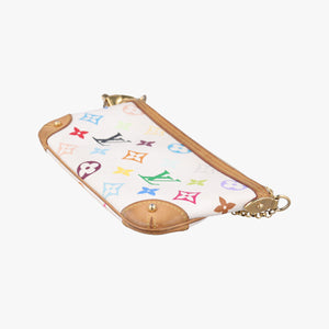 Vintage Louis Vuitton Pochette Mira MM Pouch white Monogram Multicolor M60096 shoulderbag | stylenewstar