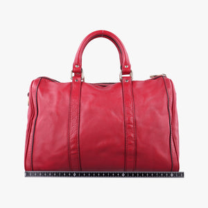 Pre-owned Gucci Sherry Line Red Leather 247205 shoulderbag | stylenewstar