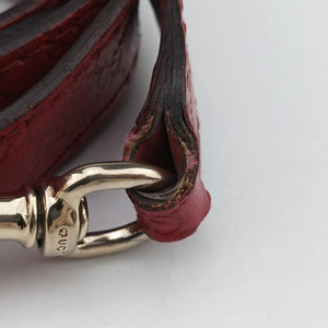 Pre-owned Gucci Sherry Line Red Leather 247205 shoulderbag | stylenewstar